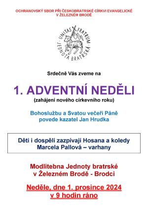 1. adventní neděle 1
